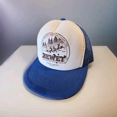 Sombrero de camionero vintage años 80 trasero a presión Boeing Bewet Club Foto 1 de 4