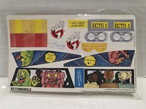 Foglio Adesivo Hardees 1989 Ghostbusters Ectomobile Kidsmeal Promozionale RARO - Foto 1 di 12
