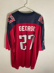 New Reebok NFL Tennessee Titans Eddie George Jersey XXL Red - Picture 1 of 4