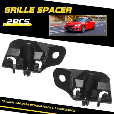 Espaciador de rejilla lado izquierdo + derecho delantero plástico apto para Honda Civic S 2022-2023 Foto 1 de 4