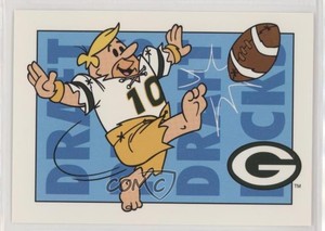 1993 CARDZ Team NFL The Flintstones Draft Picks Green Bay Packers Barney Rubble