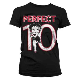 Betty Boop Perfect 10 Girly T Shirt Ladies T-Shirt - Picture 1 of 1