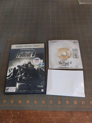 Fallout 3 Bethesda 2008 预购宣传原声带 CD + 海报 — 第 1/4 张图片
