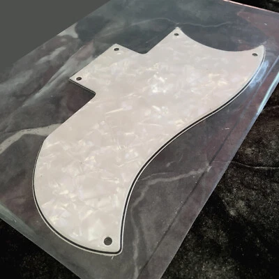 Nuevo Golpeador Hecho en EE. UU. Blanco Perla 4 Capas Para Epiphone SG Estándar Años 60 + Tornillos Foto 1 de 4