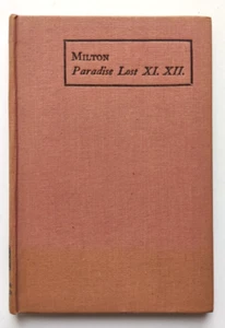 Book J.Milton Paradise Lost Books XI XII Cambridge University Press 1918 (L13) - Picture 1 of 6