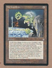 MTG - Ice Cauldron - Ice Age - Rare EX/NM+ - Single Card