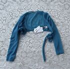 Womens Y2k Nina Ricci Blue Shrug Size Small Nwt