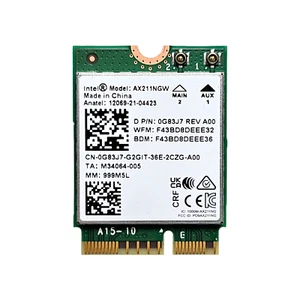 #NEW G83J7# INTEL AX211NGW Wireless Module WIFI Card 0G83J7 | DELL - Foto 1 di 1