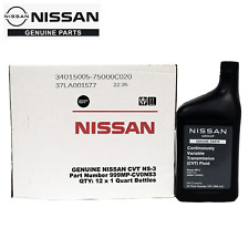 Genuine Nissan NS-3 CVT Transmission Fluid 12 Quarts. 999MP-CV0NS3
