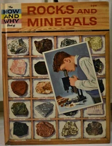 1961 HOW AND WHY WONDER BOOK OF ROCKS AND MINERALS NF Deluxe Edition Hardcover - Picture 1 of 12