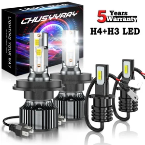 For Suzuki Grand Vitara 2001-2005 LED Headlight + Fog Lights Bulbs Combo 4pcs - Picture 1 of 15