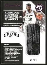 2017-18 Panini Chronicles Swatches Pink #31 LaMarcus Aldridge /99