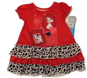 Camiseta de noche para niñas Disney Store 101 Dálmatas - Nueva - Imagen 1 de 2