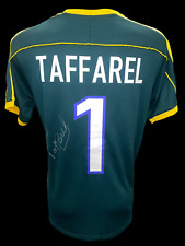 CLAUDIO TAFFAREL SIGNED 1998 WORLD CUP HOME SHIRT (AFTAL COA) 2