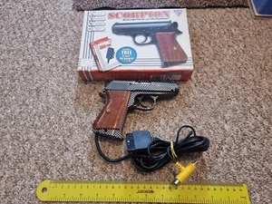 SONY PLAYSTATION 1 PS1 PS2 LIGHT GUN PISTOL Carbon Game Controller Blaster G-Con - Picture 1 of 5