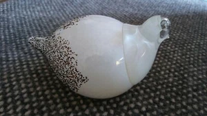 Weisser Kunstglasvogel LASILANDIA FINLAND perfekter Zustand - Bild 1 von 5