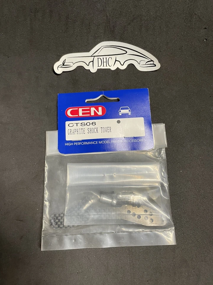 Torre de choque de grafito CEN vintage pieza de coche de radiocontrol # CTS06 para CT4 / CT5 Foto 1 de 2