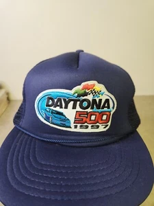 Daytona 500 1997 Trucker Mesh Snapback Hat Nwt - Picture 1 of 13