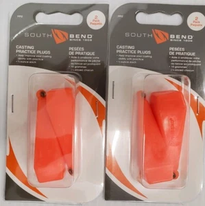 2x2 Practice Casting Plugs 3/8 ounce ea. Practice Casting Plug. HI-VIS Orange|A6 - Picture 1 of 1