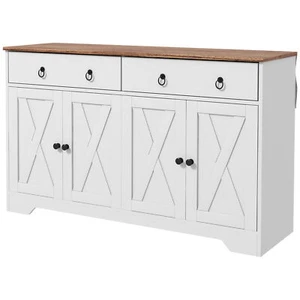 Buffet Cabinet with Drawers Storage Sideboard Coffee Bar Station for Kitchen - Picture 1 of 11