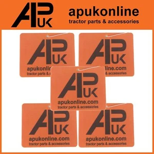 5x APUK Air Freshener Cherry Pineapple Scented Hanging Orange Logo Car Tractor - Picture 1 of 4