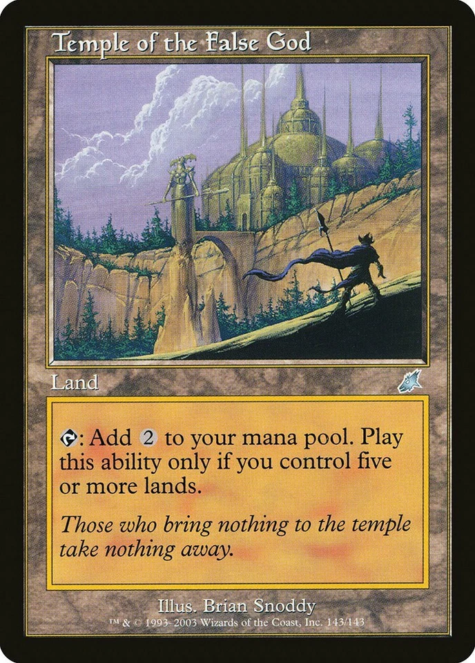 Temple of the False God Scourge NM Land Uncommon MAGIC GATHERING CARD ABUGames - Image 1 of 1