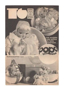 PUBBLICITÀ ADVERTISING WERBUNG ITALIAN CLIPPING 1973 SEBINO POPO TUTTO PANNA - Picture 1 of 1