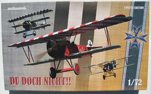 Eduard 2135 Albatros D.V + Fokker Dr.I + D.VII Ernst Udet 1:72 Flugzeug Bausatz - Picture 1 of 7
