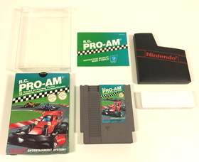 R.C Pro-AM - Canadian Version w/ Hang Tab Unpunched - Nintendo Nes Game Complete