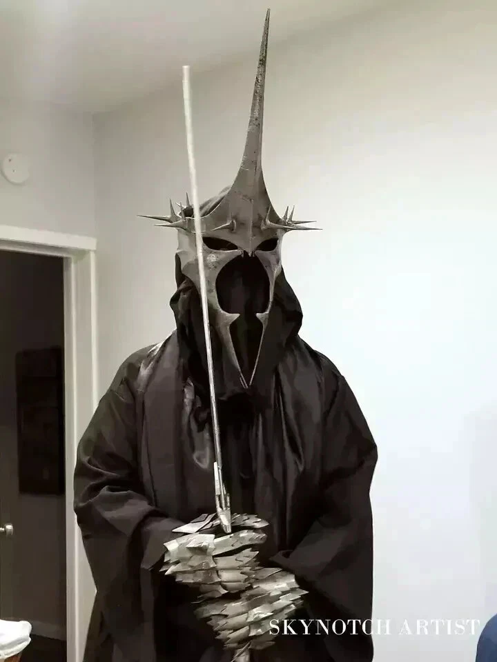 Nuevo Señor de los Anillos El Rey Brujo de Angmar Casco Solo Nazgul Regalo de Navidad Foto 1 de 4