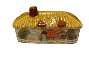 Vintage Marks & Rosenfeld butter dish lid/cottage core countryside Japan - Picture 1 of 10