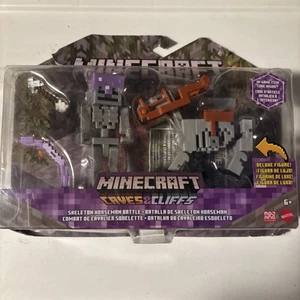 Nuovo Minecraft Craft-A-Block Scheletro Cavaliere Battaglia 2021 -Pkg Usura -Set Fantastico - Foto 1 di 6