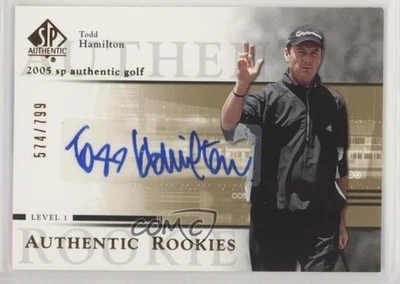 2005 SP Authentic Authentic Rookies /799 Todd Hamilton #96 Rookie Auto RC - Image 1 of 2