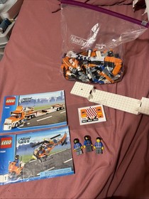 LEGO City #7686 Helicopter Transporter - Complete, All Figs, No Box