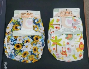 New Smart Bottoms Organic Cotton 10-35 Lbs All-in-one Cloth Diaper Dream Diaper - Picture 1 of 4