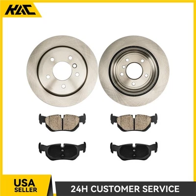 Rear Ceramic Brake Kit Fits BMW 328xi 2007-08 328i xDrive 2009-11 X1 2013-15 - Image 1 of 4