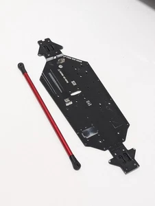 Chasis de aluminio negro SWB Outcast Typhon usado Arrma Notorious 6s V6 EXB - Imagen 1 de 5