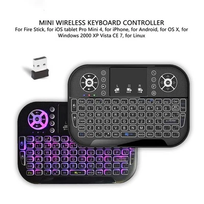 Mini Wireless BT Keyboard With Touchpad Support 2.4GHz RF Multi Touch Recha Kit - Image 1 of 4