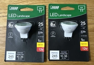 X2 FEIT Electric LED Landscape Bulb 12 qty 25 w replacement  BPLVMR11/830CA/HDRP - Picture 1 of 1