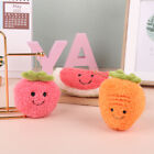 Fruit Plush Pendant Keychain Plush Toy Doll Carrot Cherry Watermelon Keyring