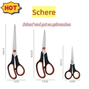 Schere Küchenschere Stoffschere Papierschere Haushaltsschere Scheren Set Büro - Bild 1 von 4