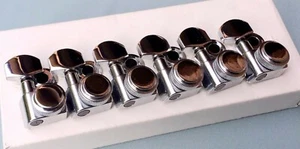 Korean Locking Tuner Tuning Machine 2 Pin CHROME for Electric style Guitar - Picture 1 of 12