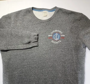 Chubbies Mens Size L Heathered Gray Crewneck Sweatshirt - Picture 1 of 11