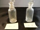 ANTIQUE APOTHECARY MEDICAL GLASS EYE DROPPER BOTTLE CLEAR GLASS 50CC PRICE EACH 