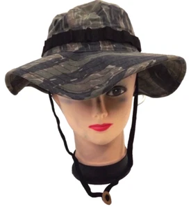 Sombrero estilo Propper Int USGI sol clima cálido Boonie tigre rayas camuflaje talla 7 - Imagen 1 de 18