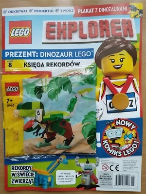  LEGO EXPLORER 8/2022 + DINOSAUR Limited Edition Mini Figure  11963 - Image 1 of 3