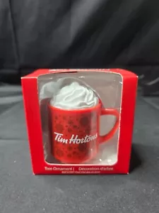 Tim Horton's 2021 Tree Ornament Hot Chocolate NIB - Picture 1 of 4