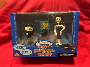 1998 Rocky Bullwinkle Boris Natasha Exclusive Limited Edition Figures NEW Sealed - Picture 1 of 18