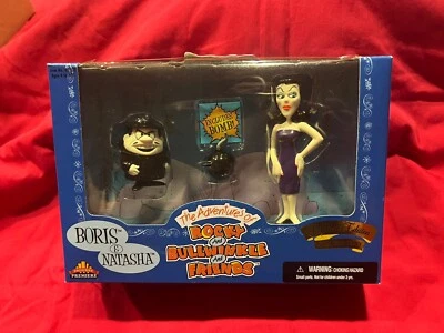 Figuras Rocky Bullwinkle Boris Natasha 1998 edición limitada exclusivas nuevas selladas Foto 1 de 4