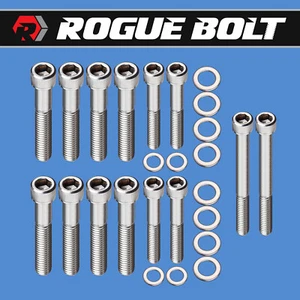 KIT DE ACERO INOXIDABLE FORD 351C 351M 400M PERNOS COLECTORES DE ADMISIÓN 2V CABEZALES CLEVELAND - Imagen 1 de 1